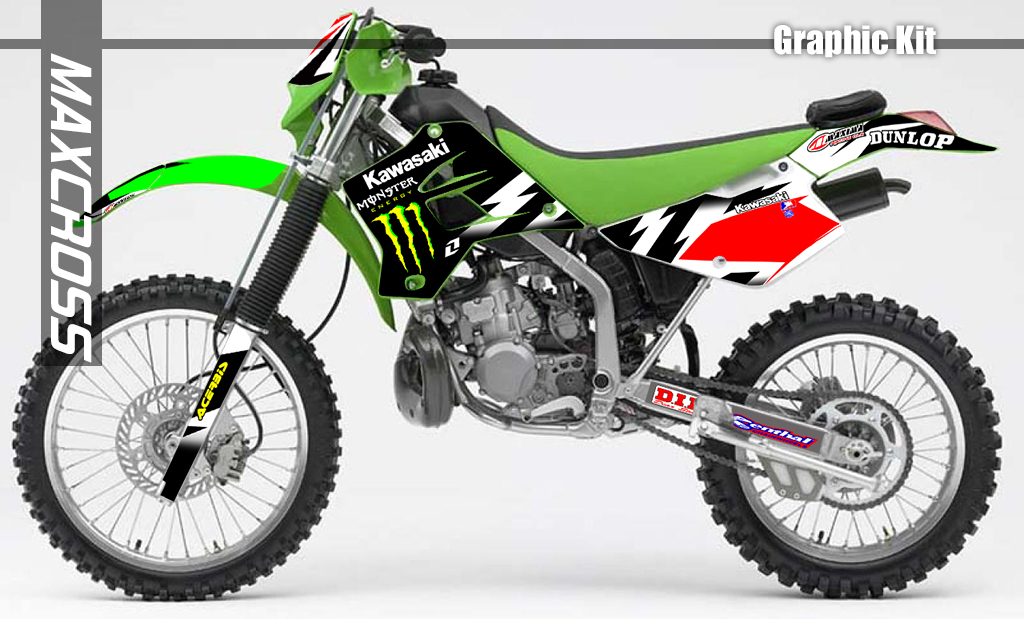KAWASAKI KDX220SR KDX200R 1995-2007' MONSTER STYLE
